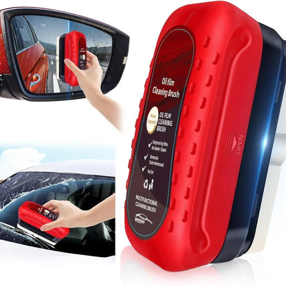 🚗 Car Glass Oil Film Cleaning Brush  Automotive Glass–Buy 1 Get 1 FREE!