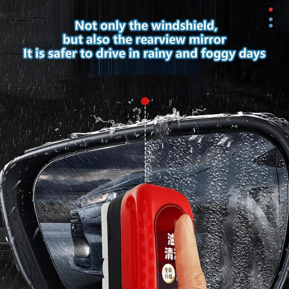 🚗 Car Glass Oil Film Cleaning Brush  Automotive Glass–Buy 1 Get 1 FREE!